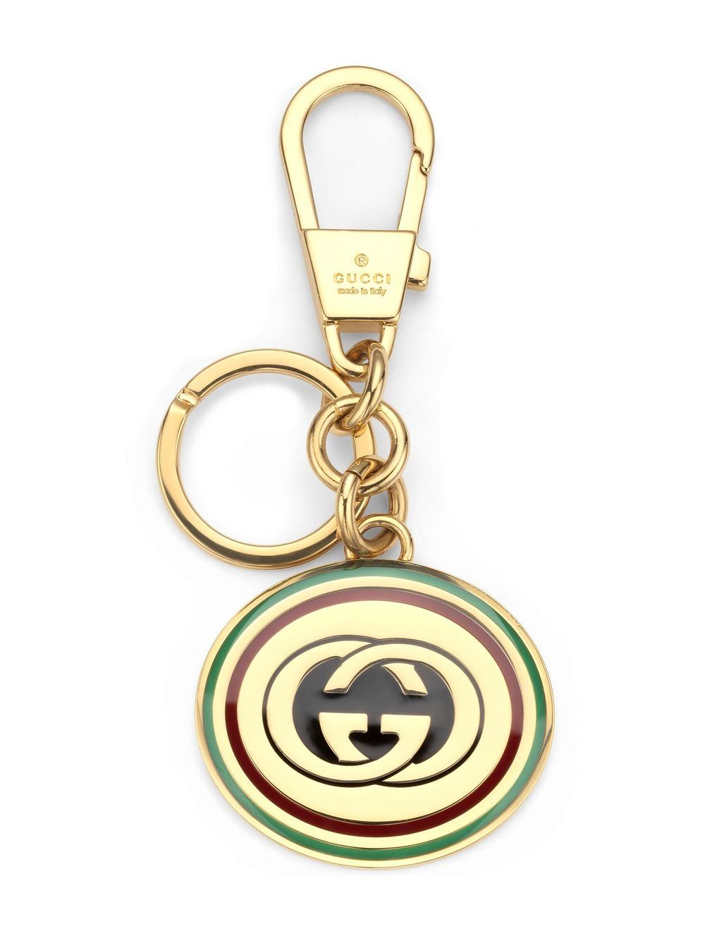 Gucci Interlocking G Logo Keyring - Farfetch