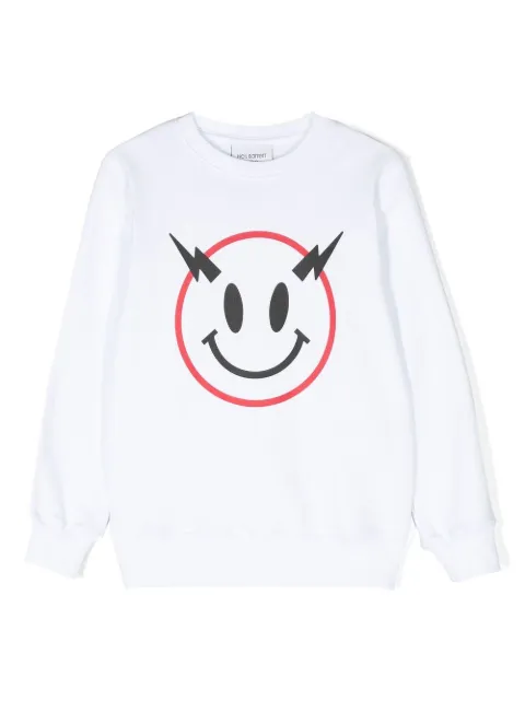 Neil Barrett Kids graphic-print cotton sweatshirt