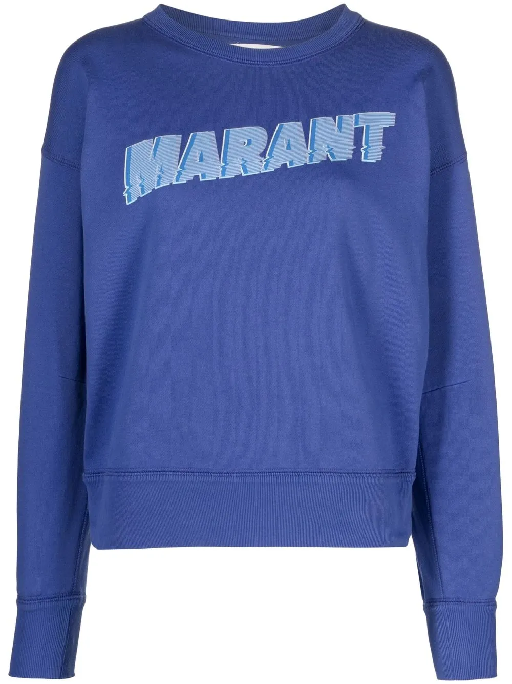 ISABEL MARANT ÉTOILE LOGO-PRINT COTTON SWEATSHIRT