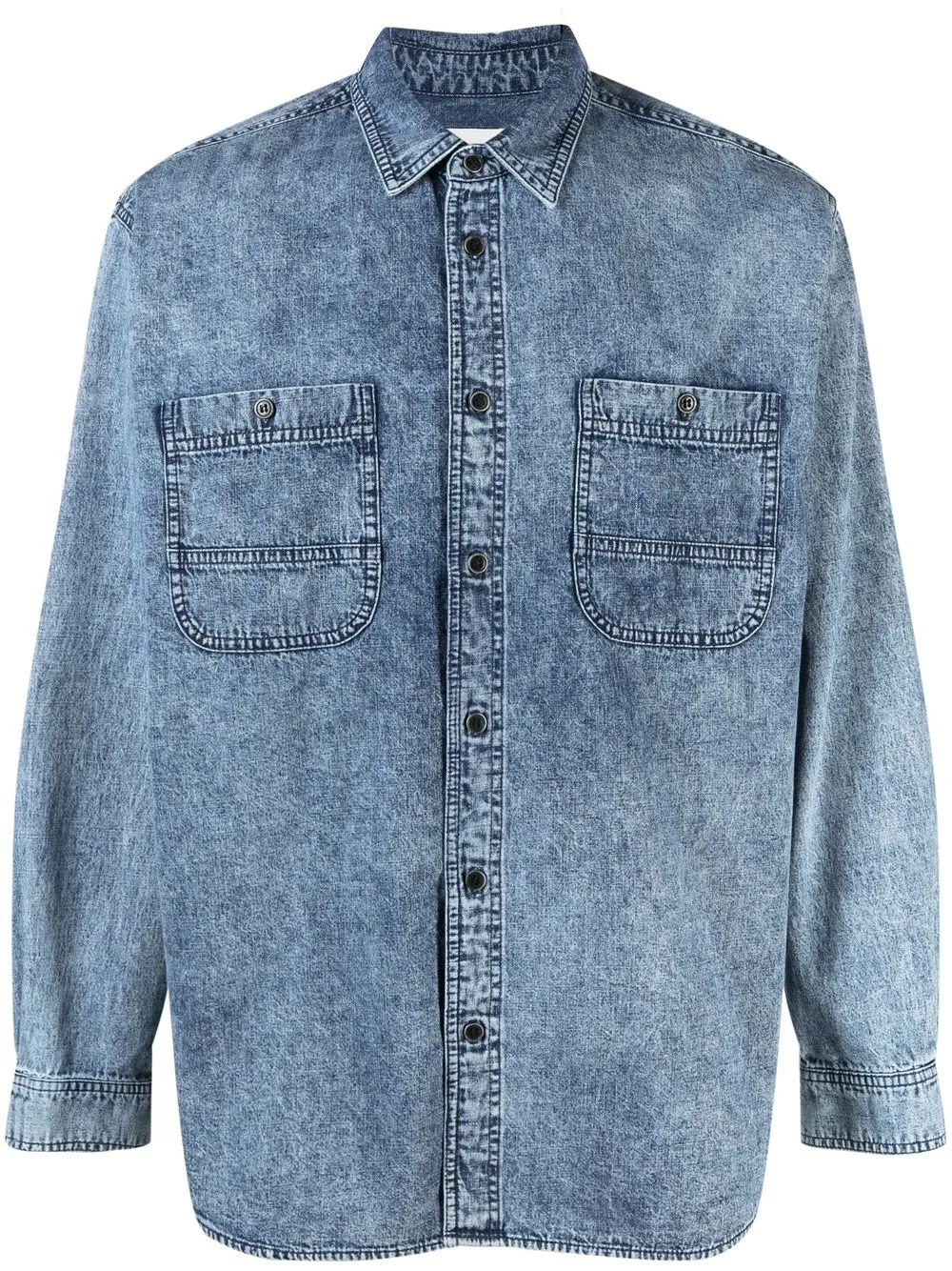 

Isabel Marant faded-effect denim shirt - Blue