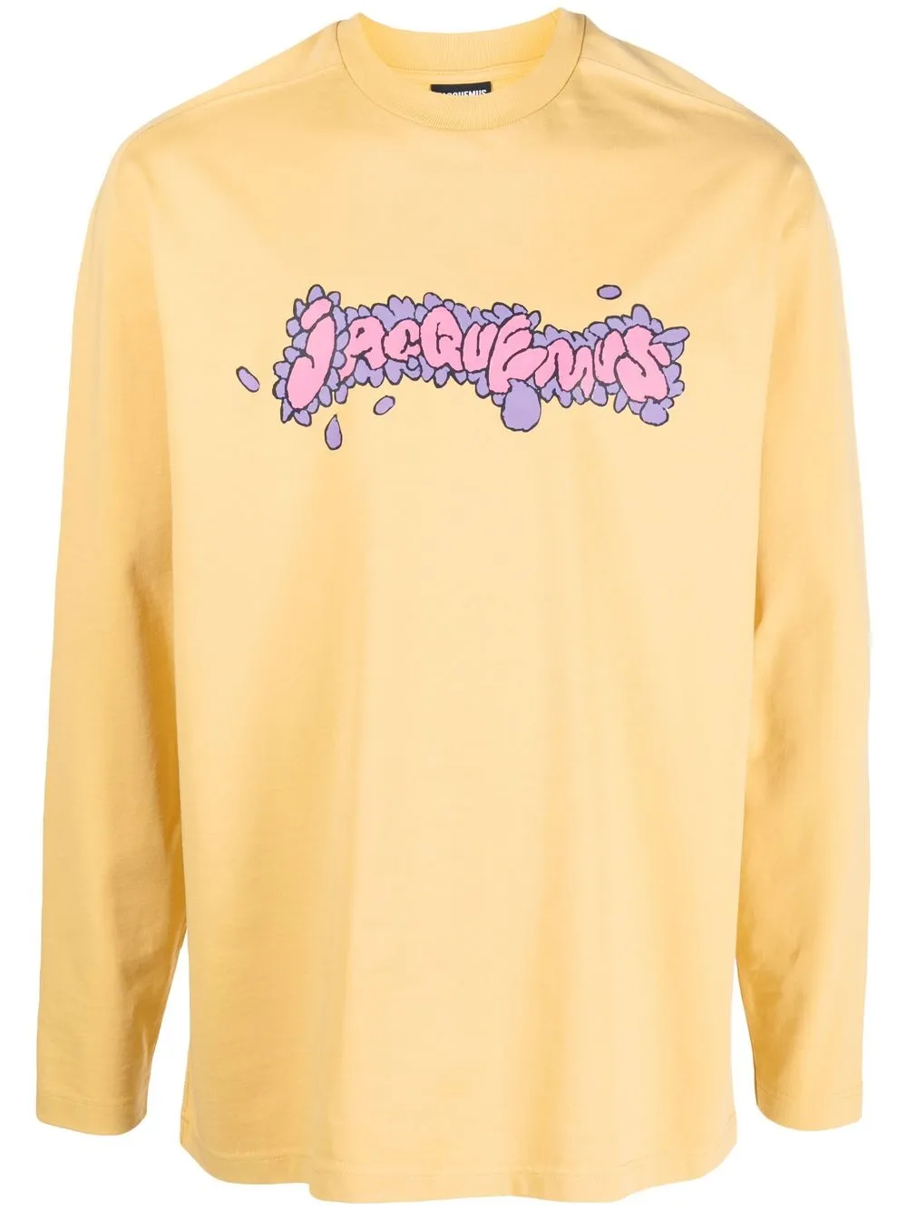 

Jacquemus logo-print long-sleeve top - Yellow