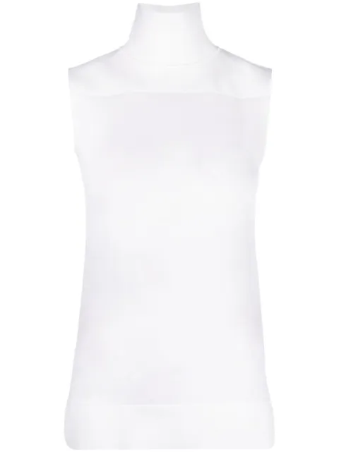Jil Sander panelled high-neck top