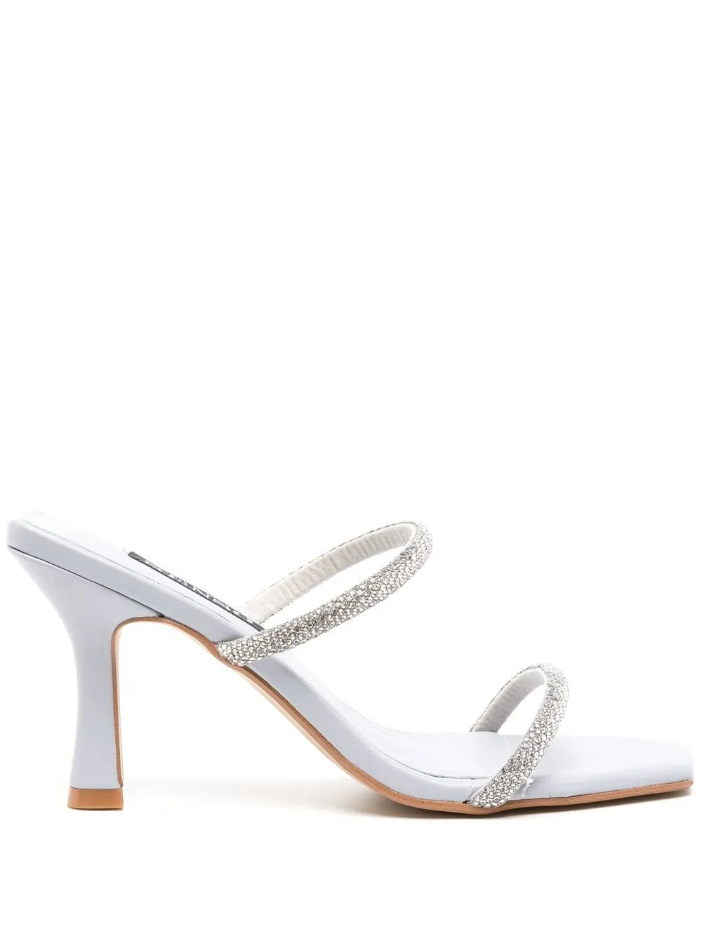 

Senso Umber III square-toe 90mm sandals - Silver