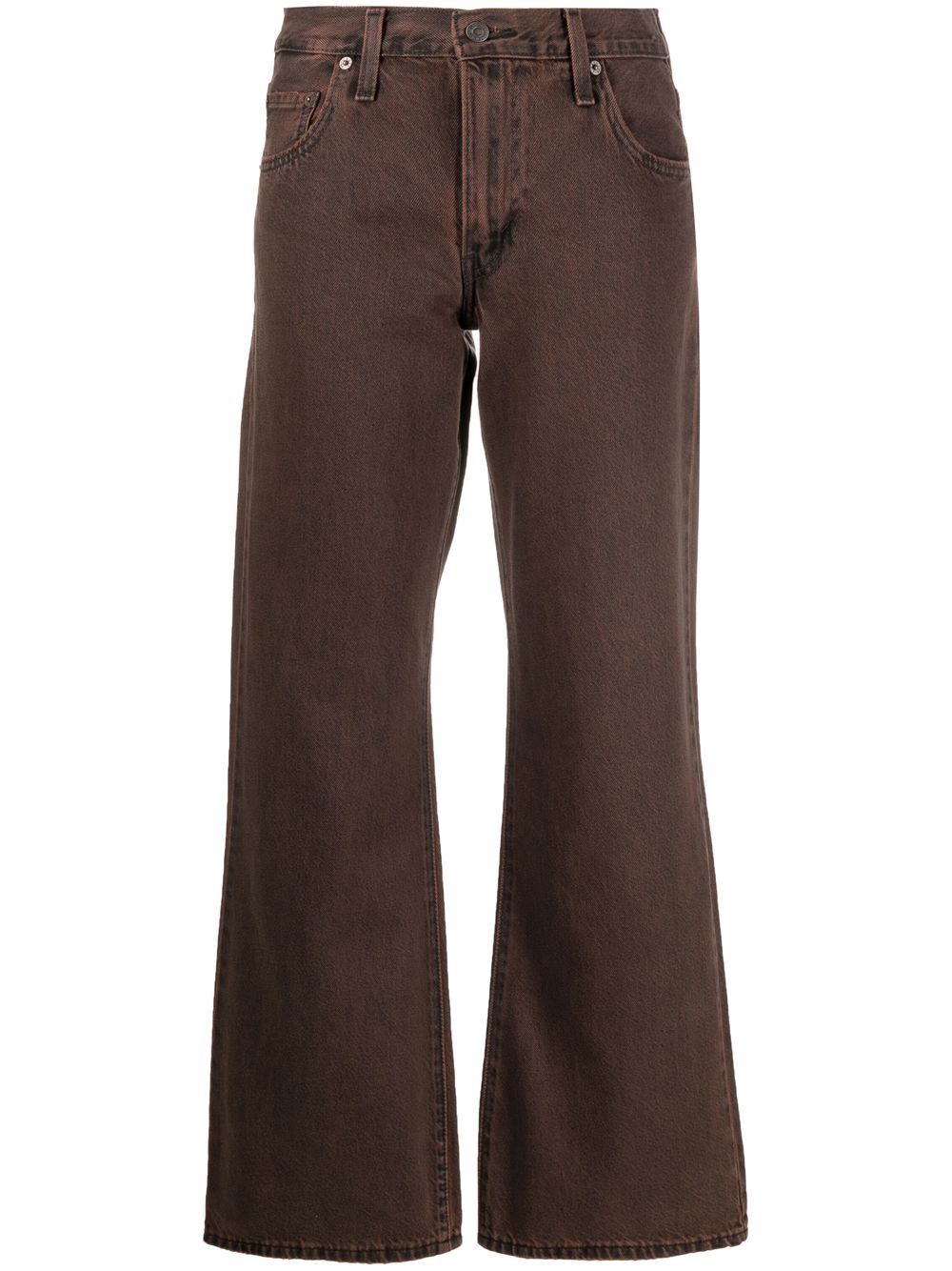 

Levi's mid-rise flared jeans - Brown