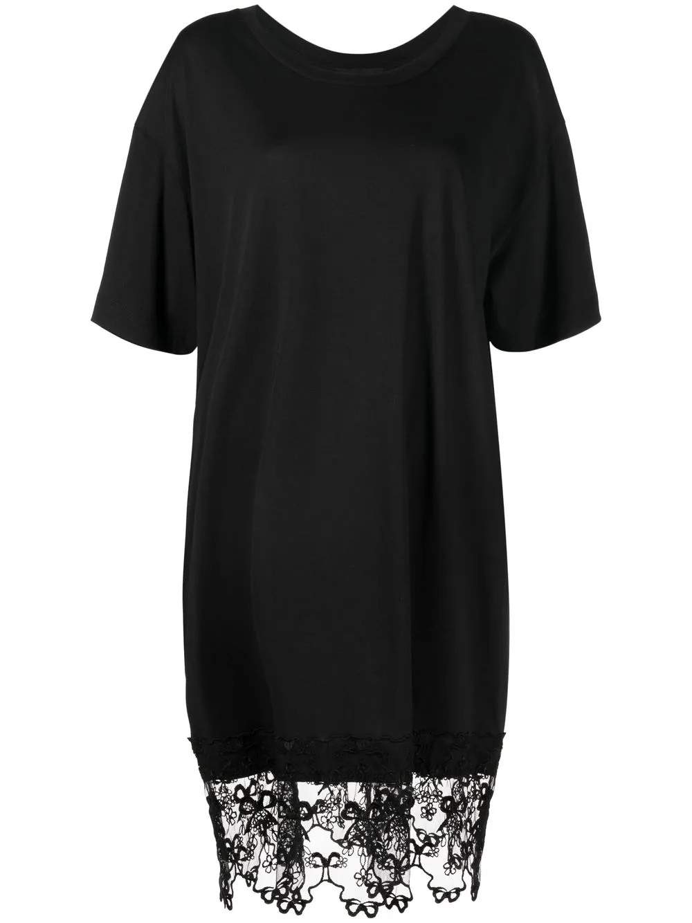 

Simone Rocha lace-trim T-shirt dress - Black