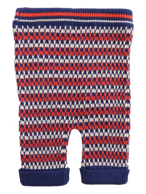 Gucci Kids bermudas con costuras y motivo de rayas 