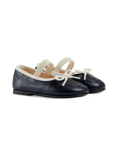 Gucci Kids Double G ballet flats
