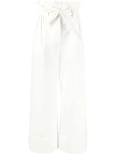 Max Mara paper-bag waist trousers