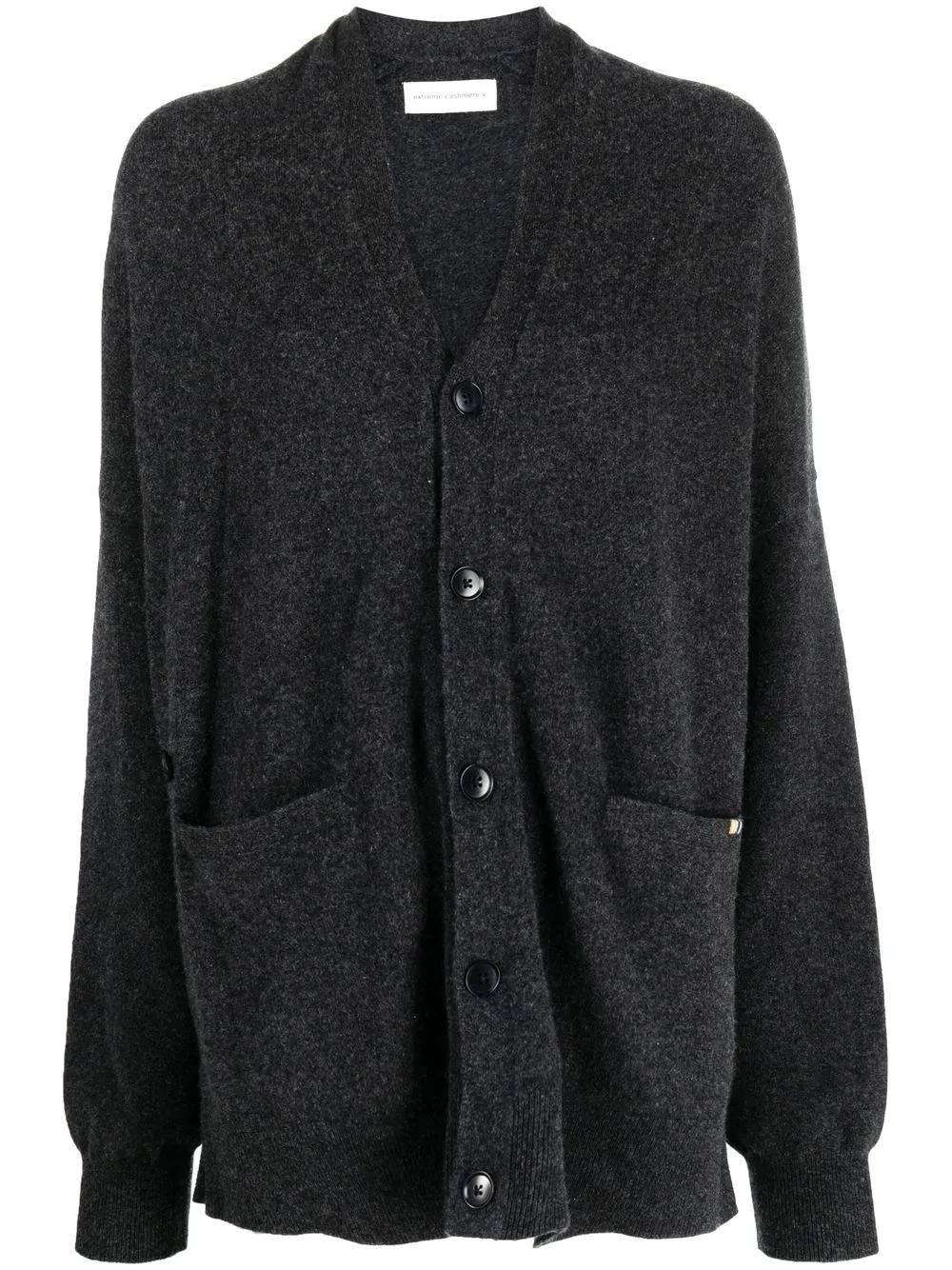 

extreme cashmere cashmere V-neck cardigan - Grey