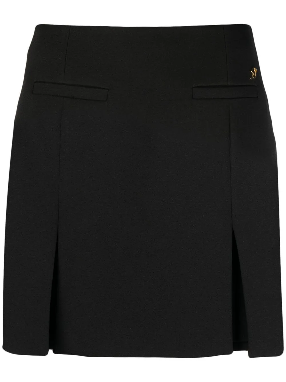 

Blumarine slit-detail mini skirt - Black