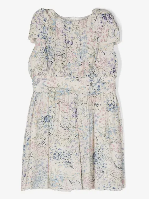 Simonetta floral-print sleeveless dress