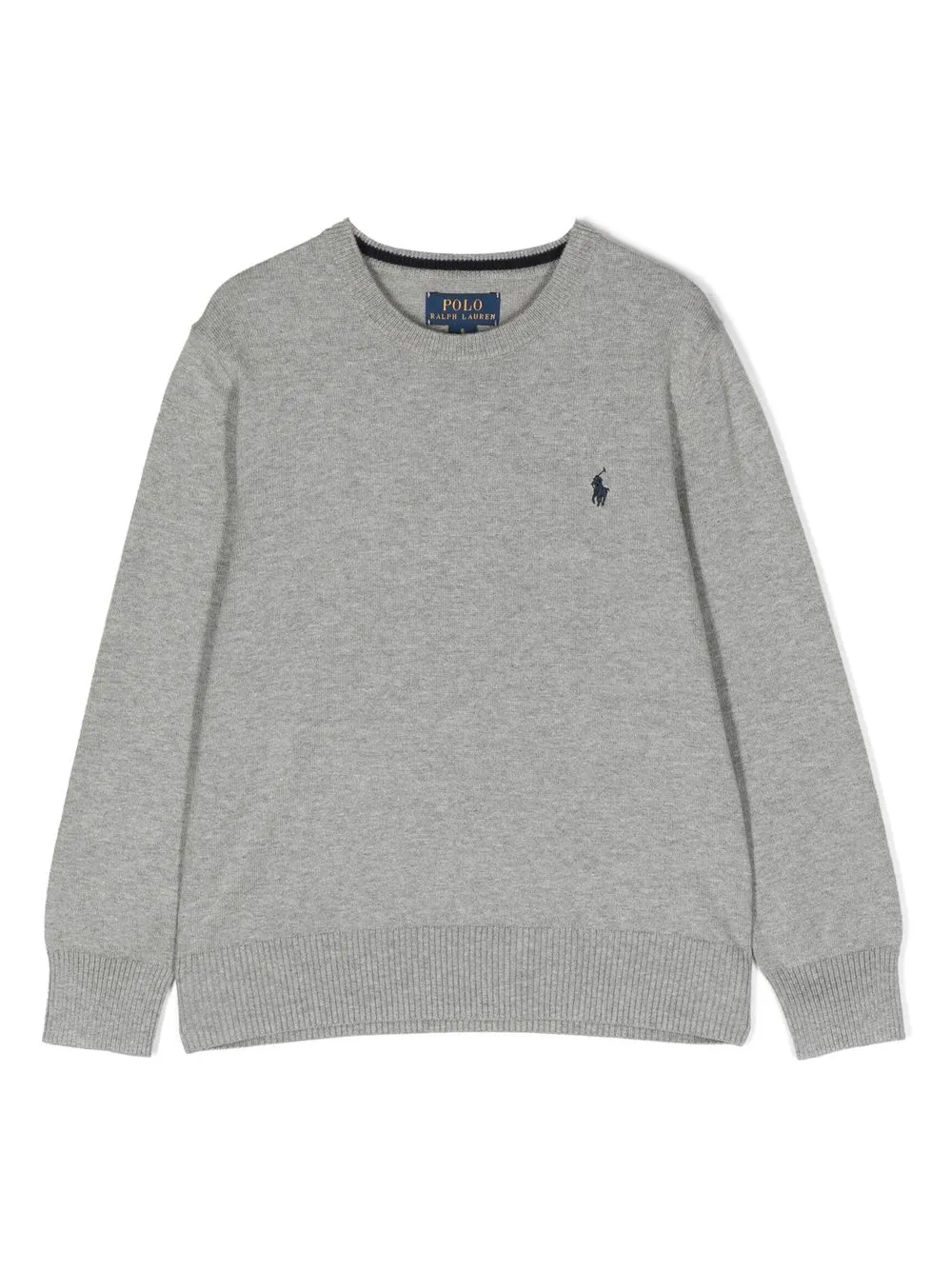

Ralph Lauren Kids cotton logo-embroidered sweatshirt - Grey