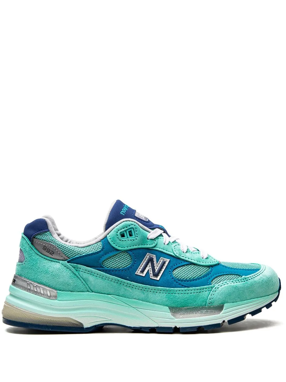 

New Balance "tenis bajos M992 ""Teal"" " - Azul