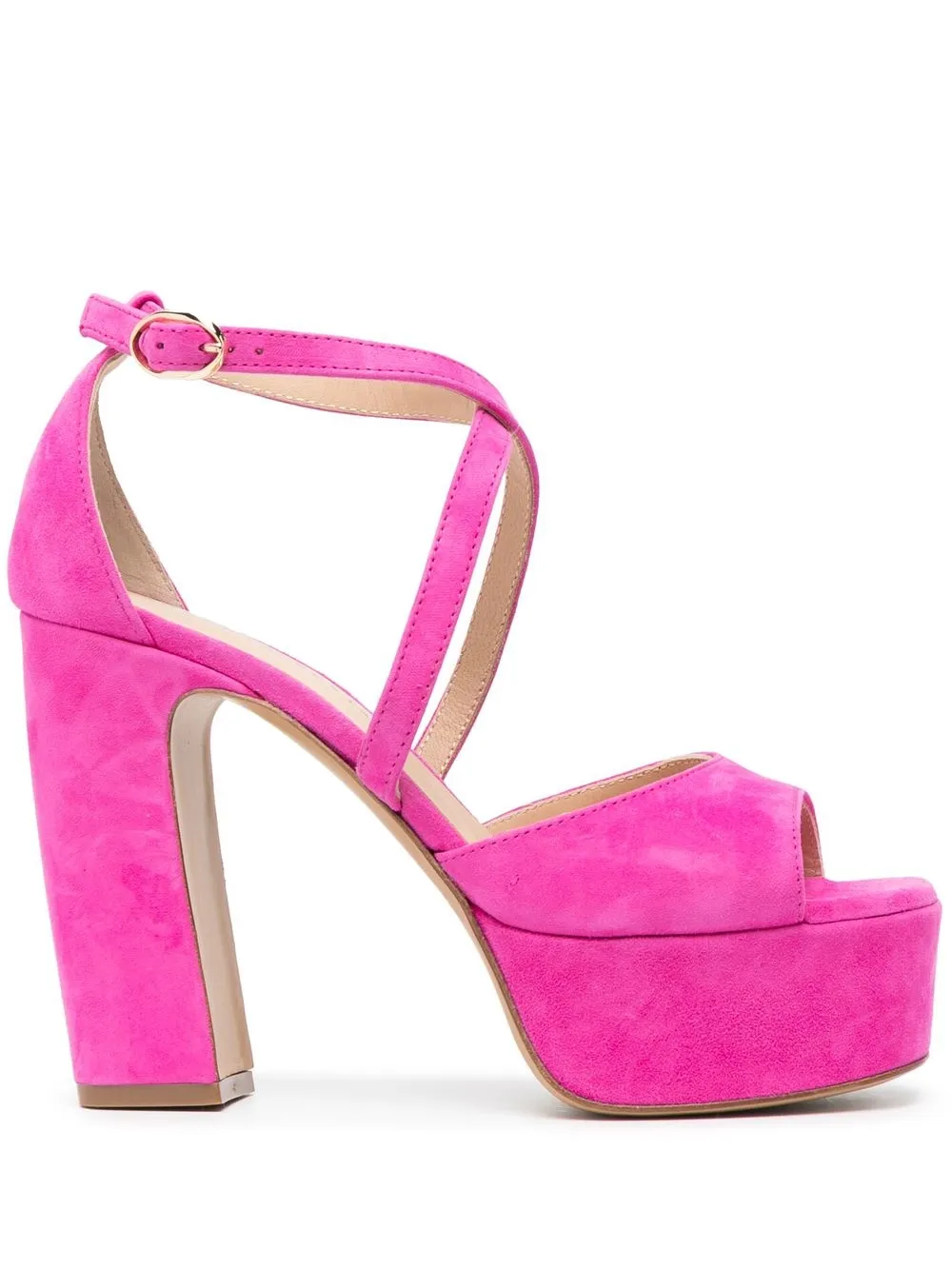 

Roberto Festa 120mm heeled suede sandals - Pink