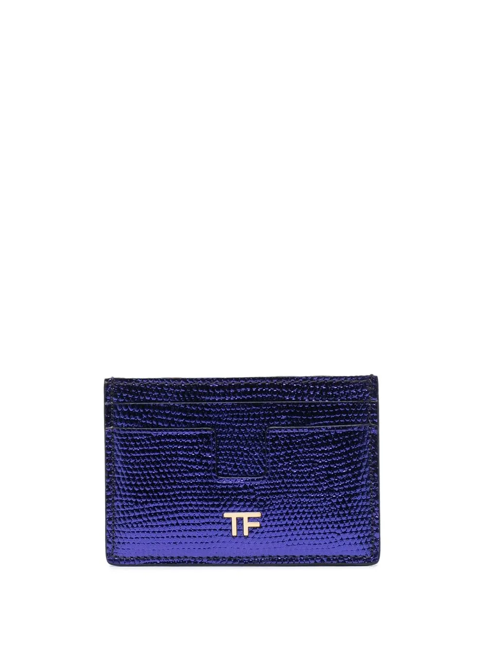 

TOM FORD snakeskin leather cardholder - Purple