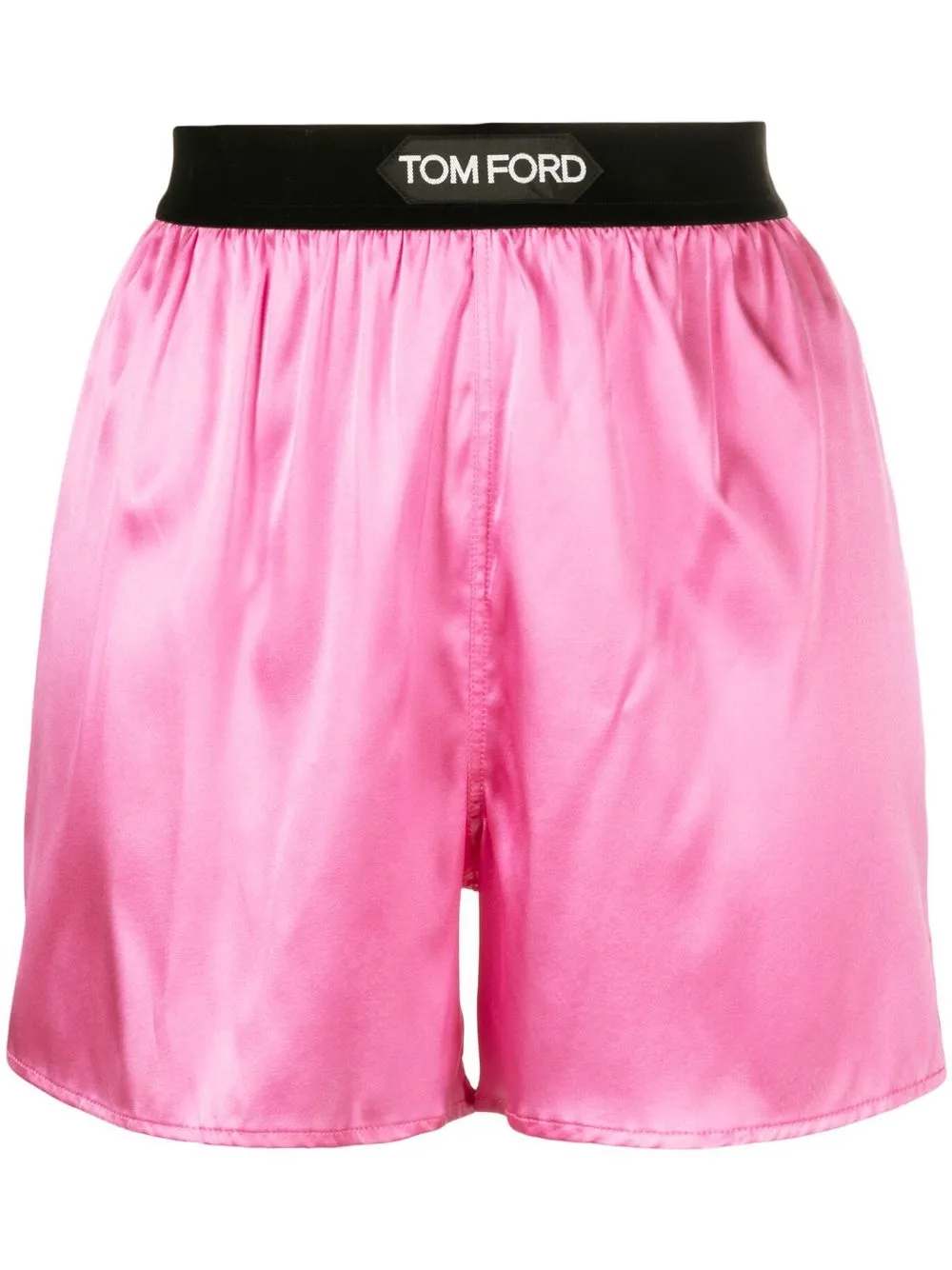 

TOM FORD logo-waistband detail shorts - Pink