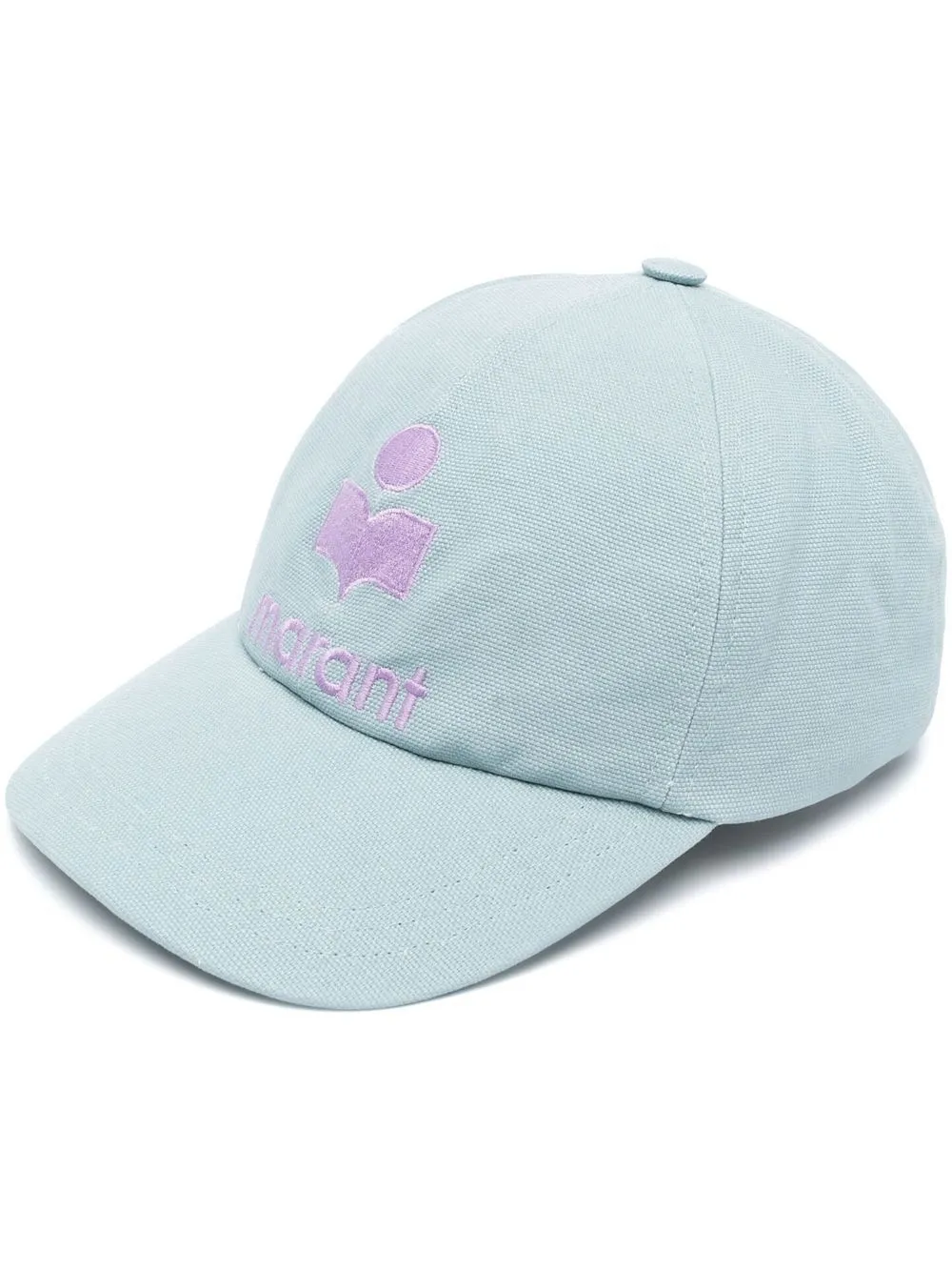 Isabel Marant Women's Tyron Logo Canvas Baseball Cap In Blue