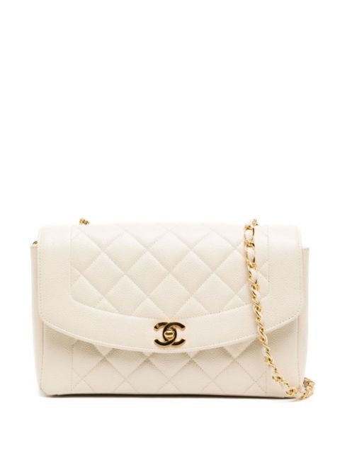 HOT SALE CHANEL 1997 medium Diana shoulder bag Women