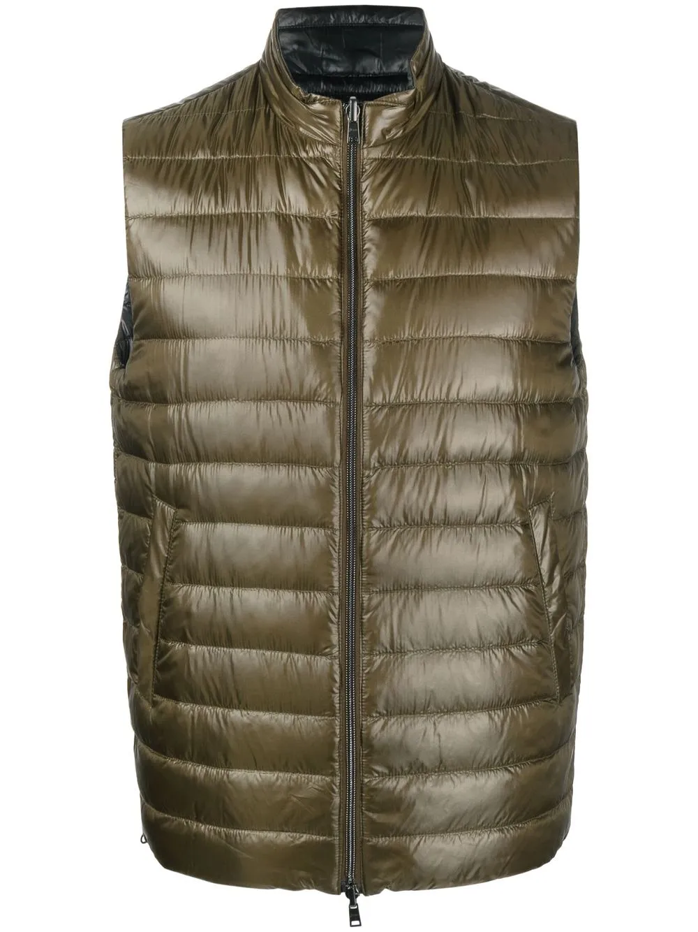 

Herno reversible padded down gilet - Green