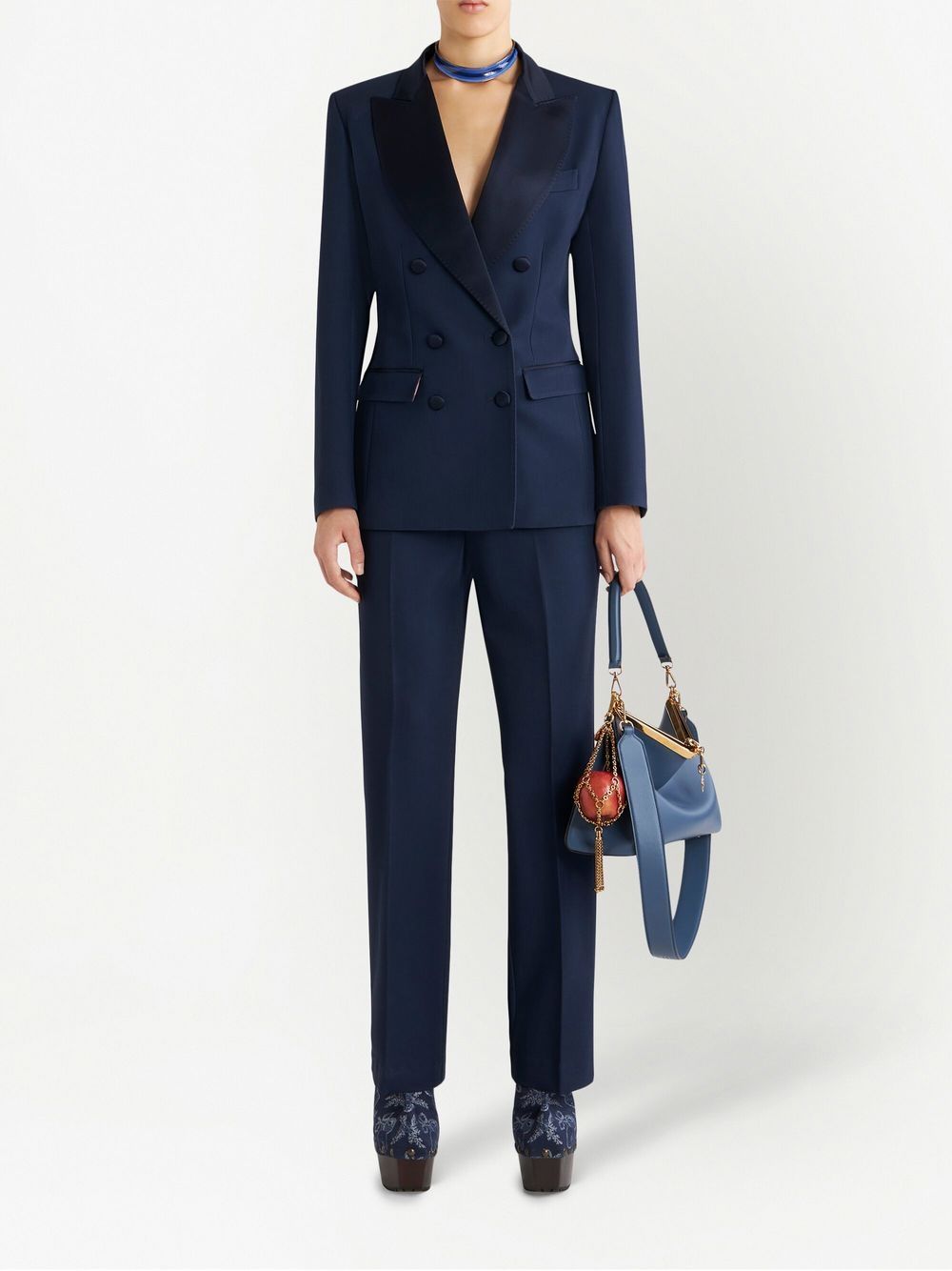 ETRO Blazer met dubbele rij knopen - Blauw