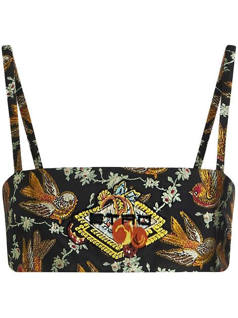 ETRO floral-print vest top