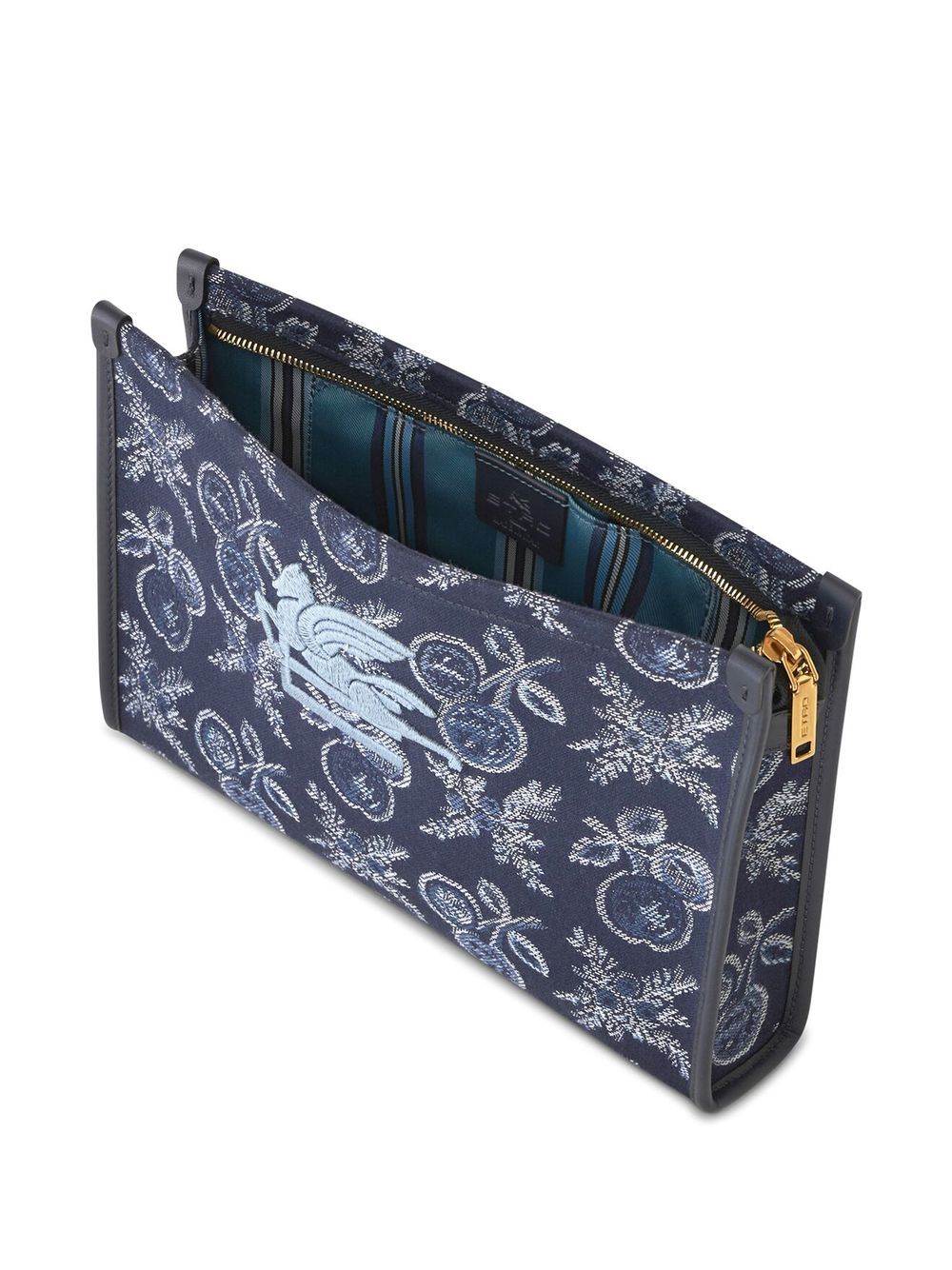 ETRO logo-embroidered Jacquard Beauty Case - Farfetch