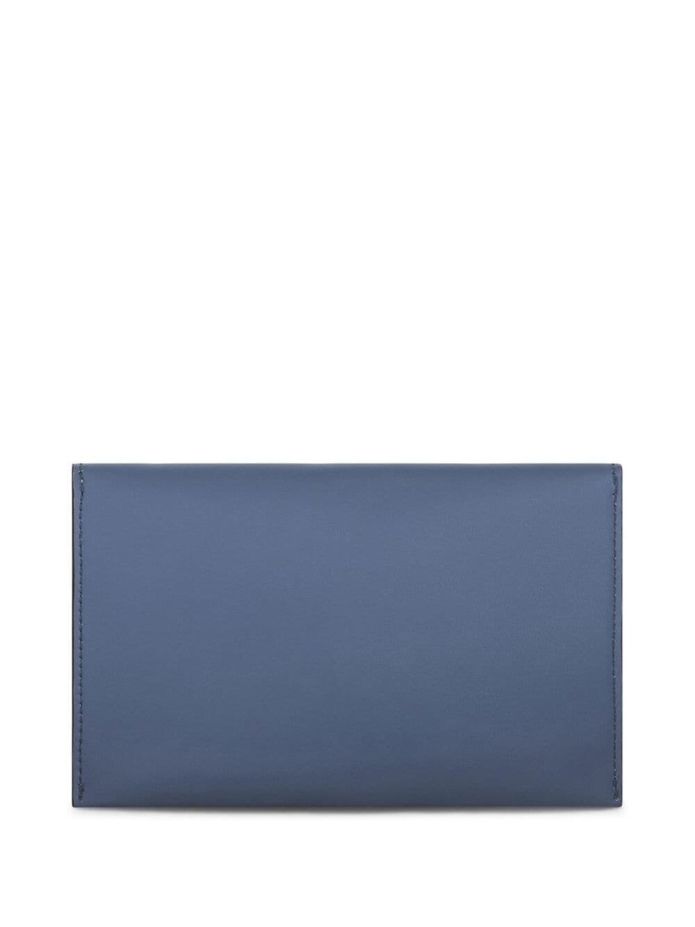 Shop Etro Leather Envelope Purse In Blue