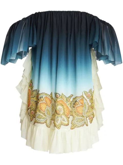 ETRO paisley-print silk dress
