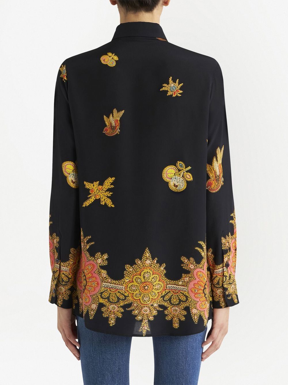 Affordable ETRO ornamental-print silk shirt Women