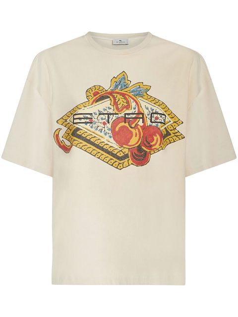 ETRO graphic logo-print T-shirt