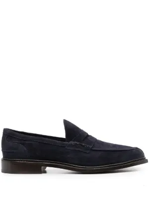 Tricker's Elton タッセル ローファー | ブルー | FARFETCH JP