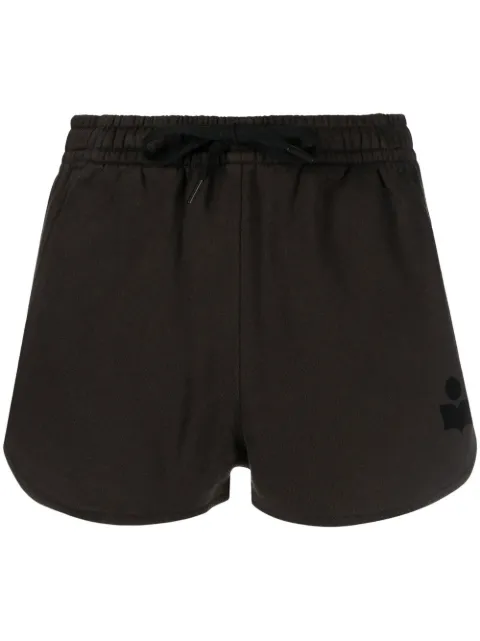 MARANT ÉTOILE shorts deportivos Mifa con logo estampado