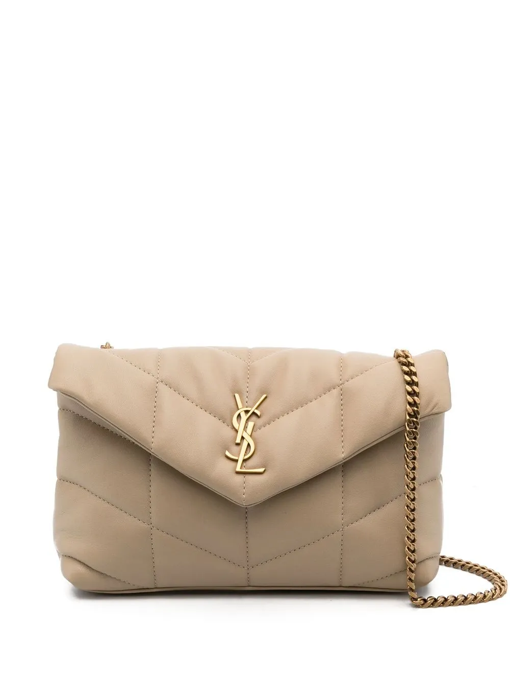 

Saint Laurent Puffer crossbody bag - Neutrals