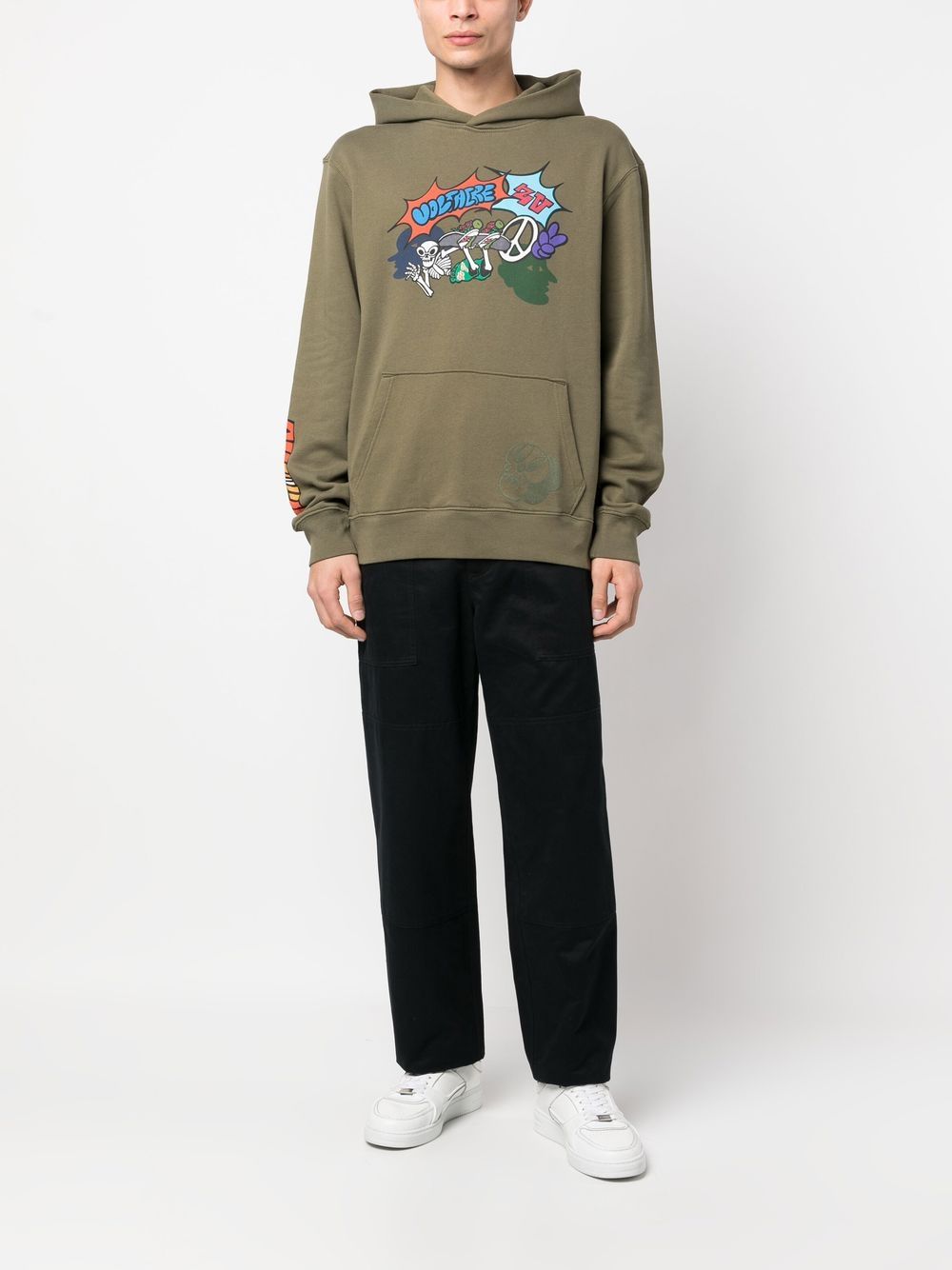 Zadig&Voltaire Hoodie met grafische print - Groen