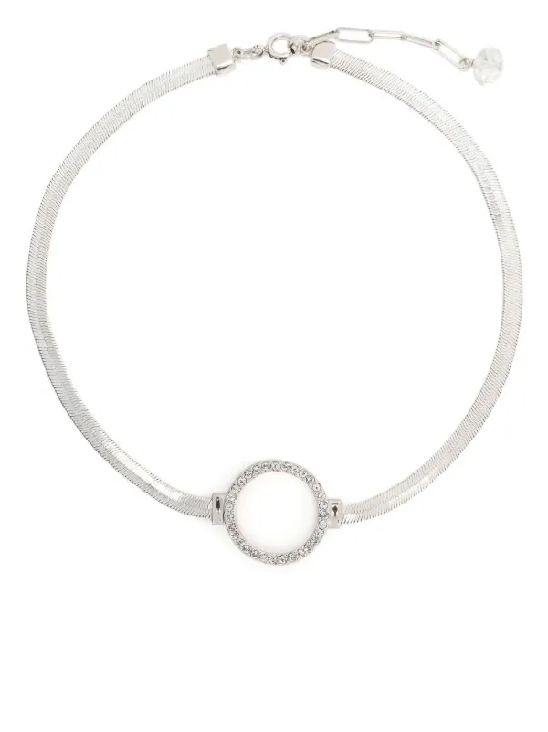 crystal circle bracelet