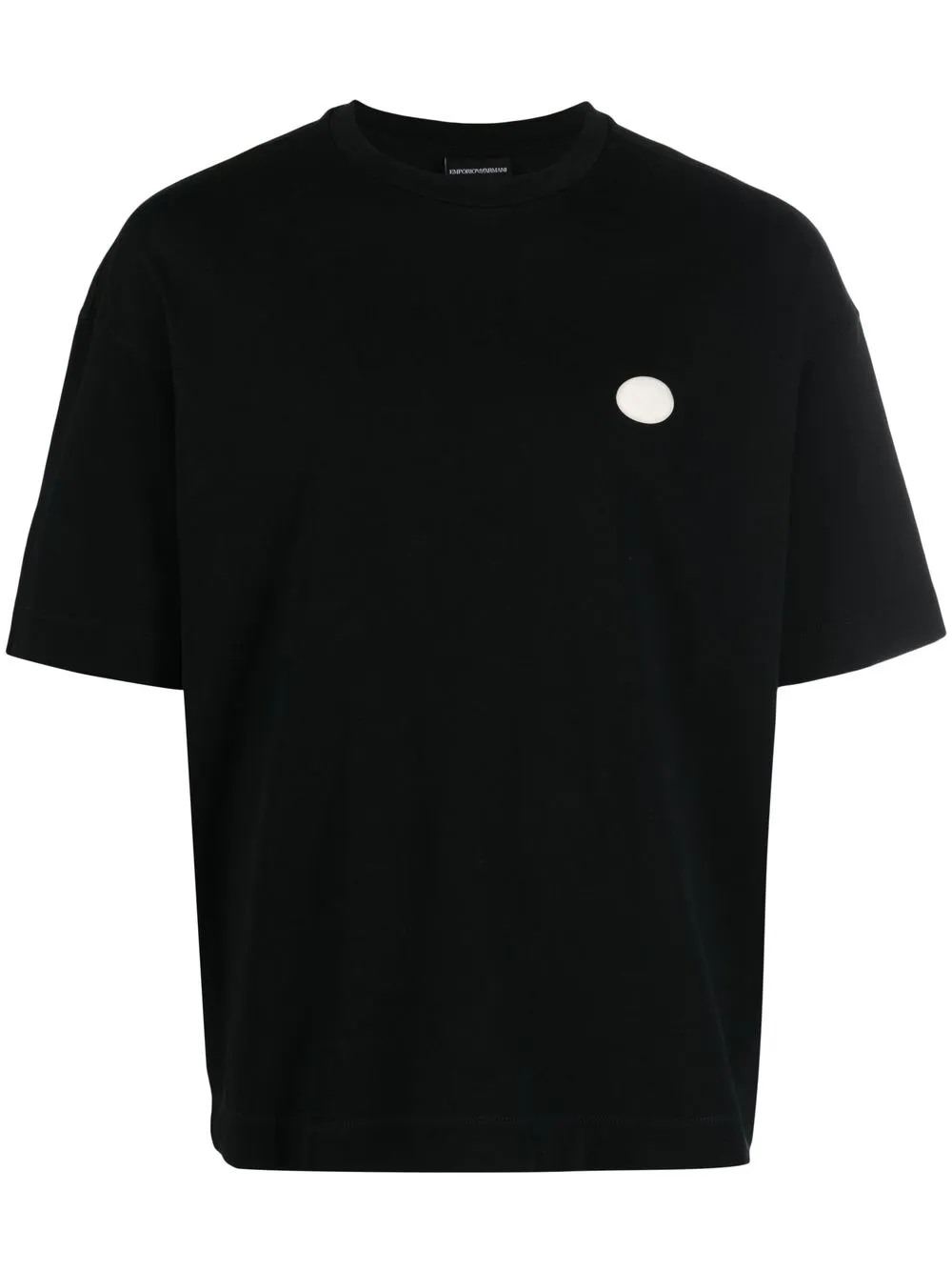 

Emporio Armani logo-patch T-shirt - Black