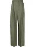 Alexander McQueen high-waisted tailored trousers - Green