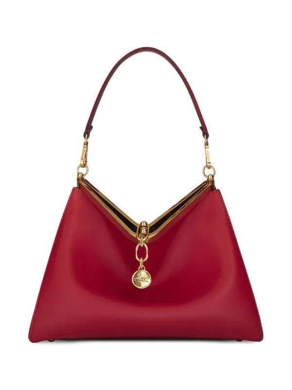 【関税&送料込】Etro Shoulder Bag ETRO Medium Vela Shoulder Bag | Red | FARFETCH