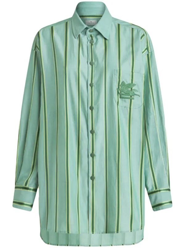 ワンピース Etro Striped Shirt Dress ETRO Striped Shirt Dress | Yellow | FARFETCH BN