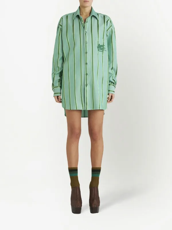 ワンピース Etro Striped Shirt Dress ETRO - Striped shirt dress | Leam Roma - Luxury Shopping Online