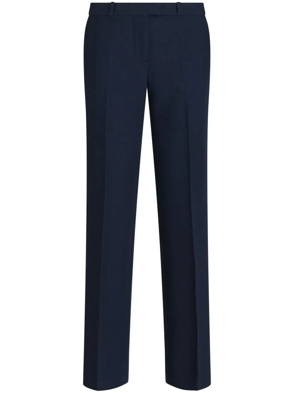 Etro Pressed-crease Tailored Trousers In Blue