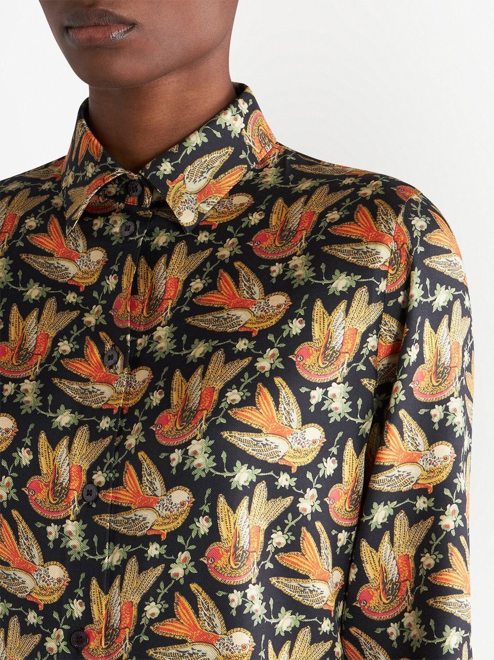 ETRO graphic-print button-up shirt Women