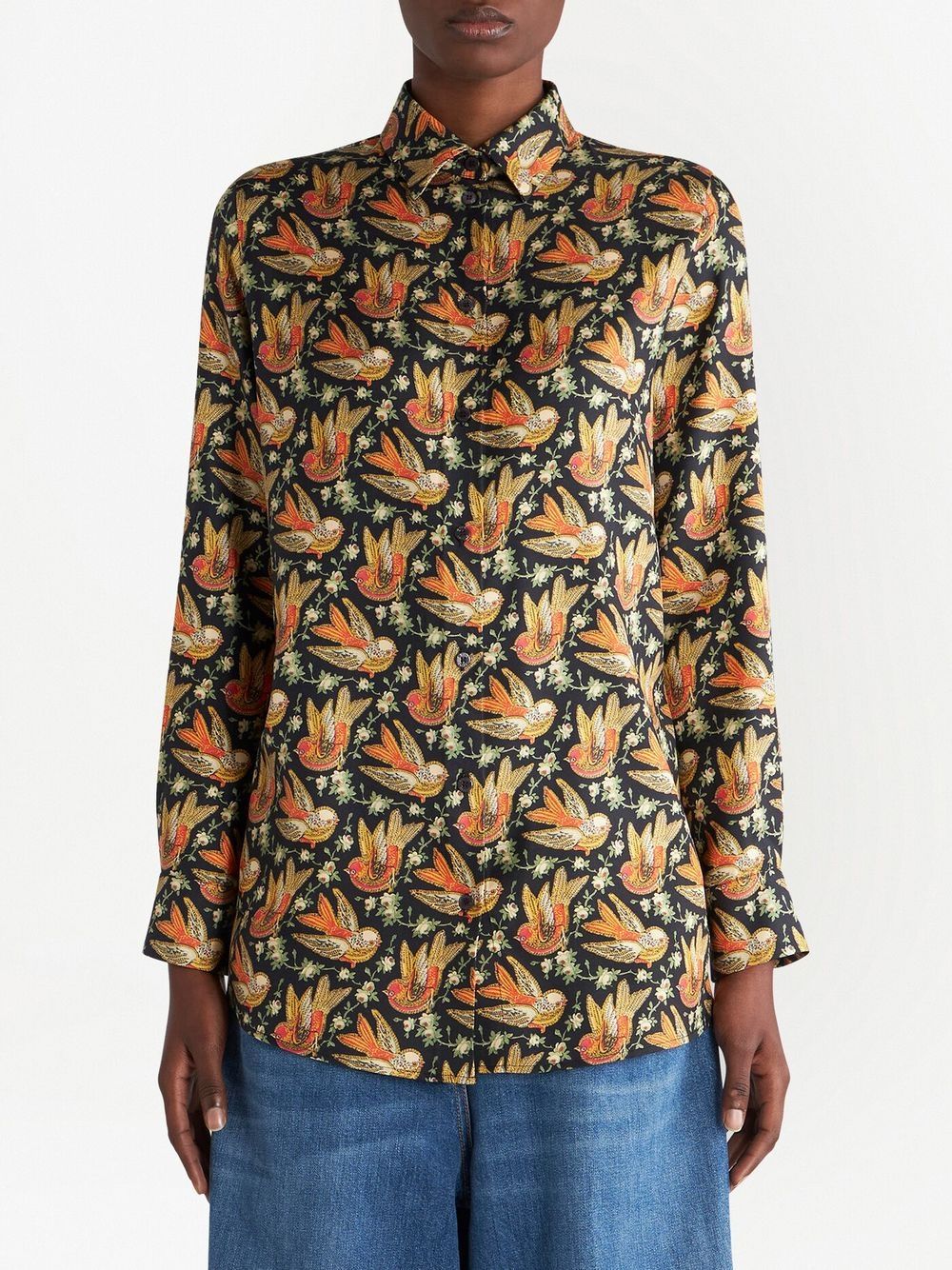 ETRO graphic-print button-up shirt Women