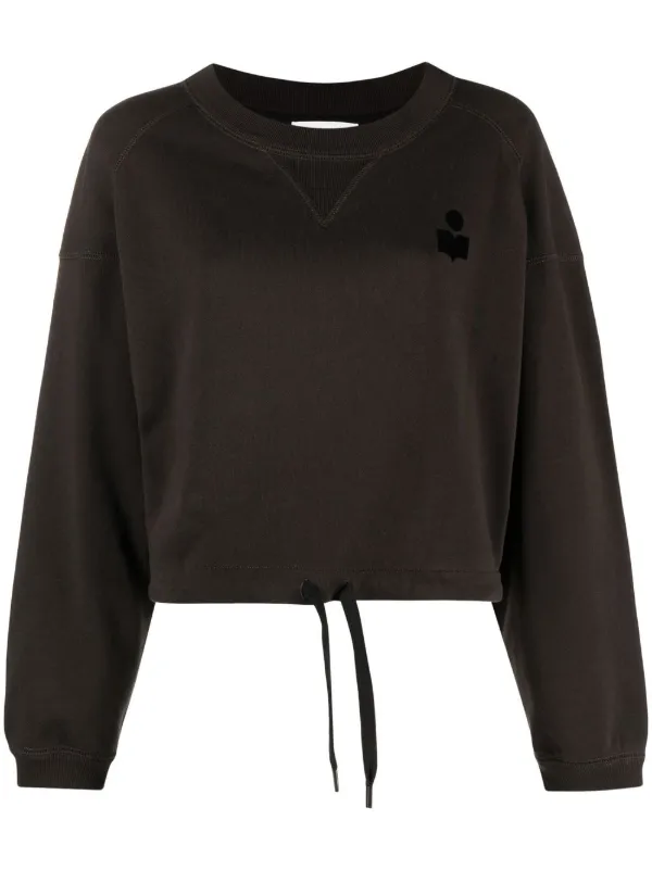 MARANT ÉTOILE Margo スウェットシャツ | ブラック | FARFETCH JP