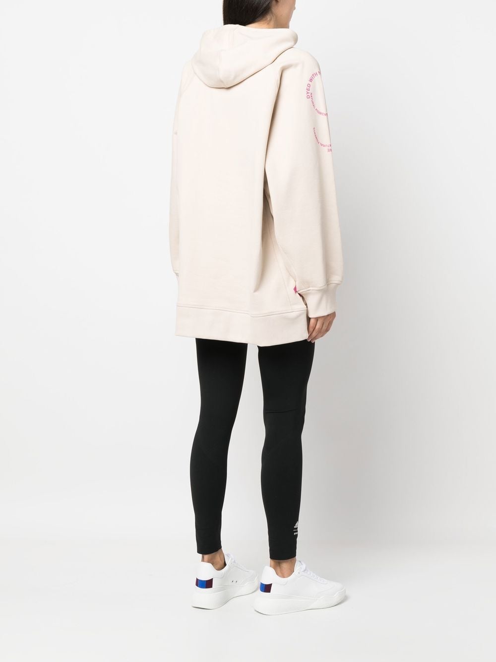 adidas by Stella McCartney Hoodie met logoprint - Beige