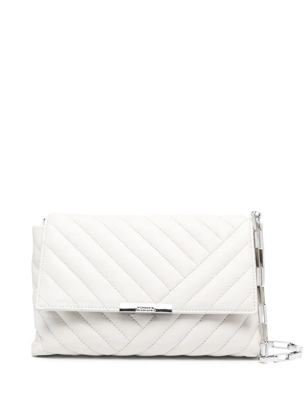 

Isabel Marant chevron-suited shoulder bag - Neutrals