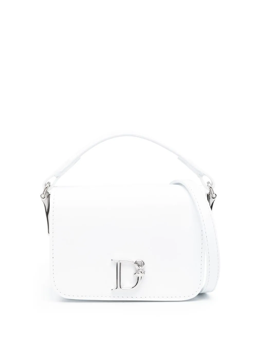 

Dsquared2 logo-plaque mini bag - White