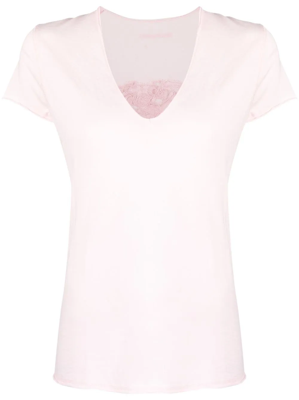 

Zadig&Voltaire Story Fishnet short-sleeve T-shirt - Pink