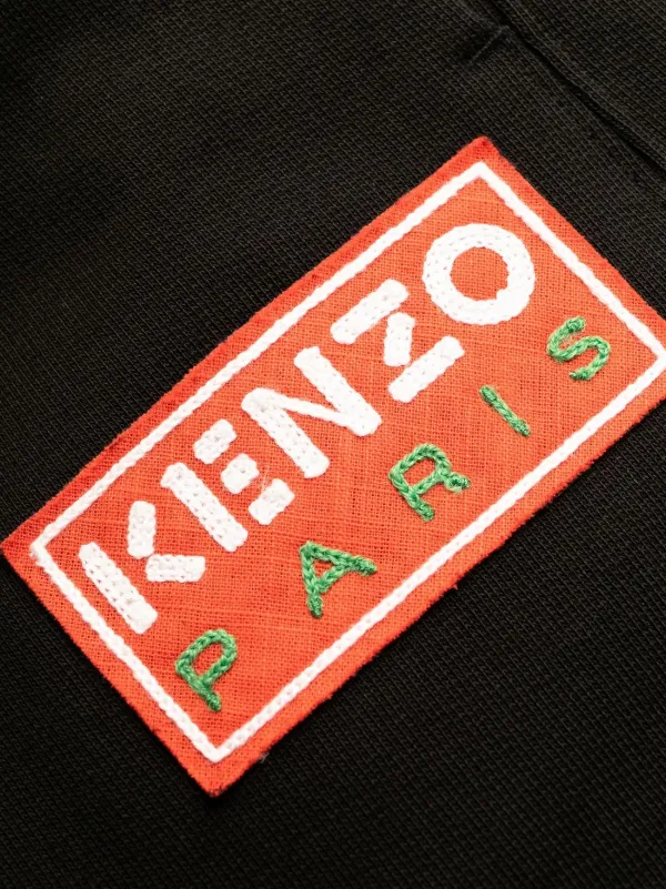 Kenzo logo-patch Track Pants | Black | FARFETCH