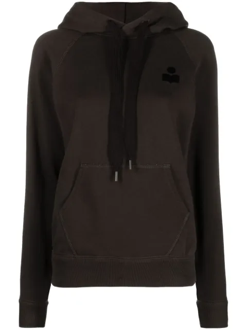 MARANT ÉTOILE Hoodie mit geflocktem Logo